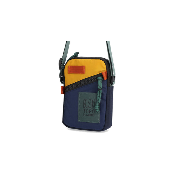 Mini Shoulder Bag : Navy/Mustard
