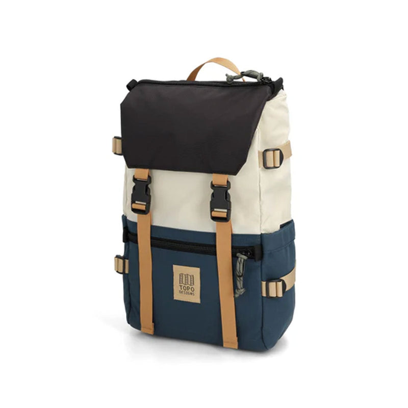 Topo Designs : Rover Pack Classic : Bone White/Pond Blue