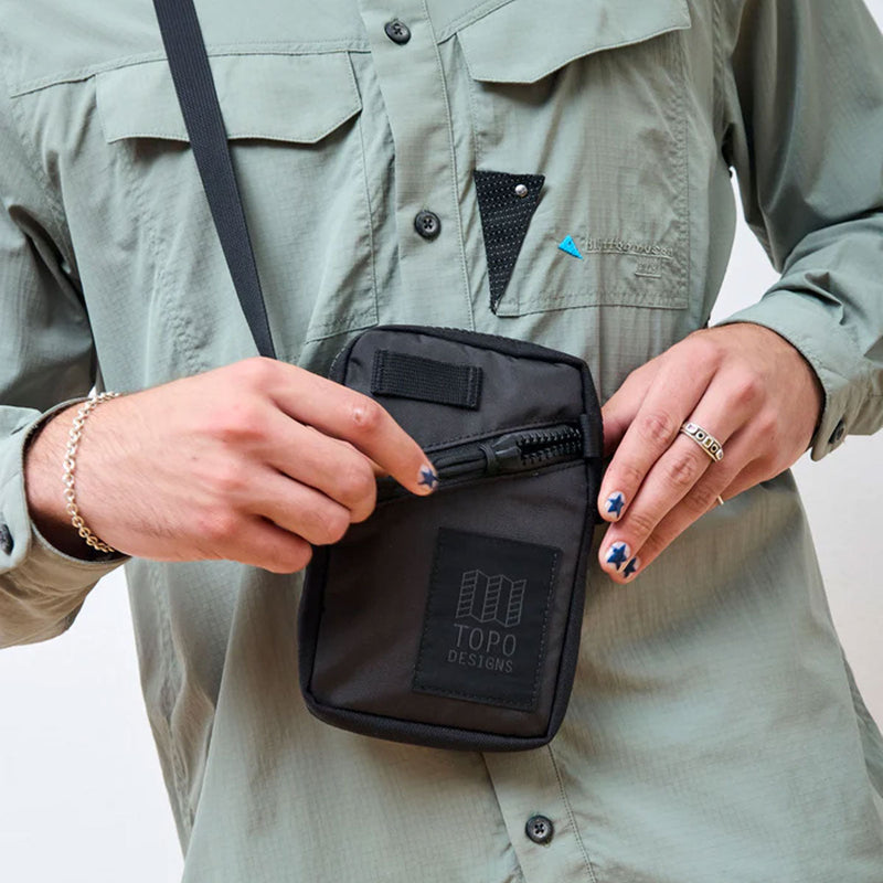 Mini Shoulder Bag : Clay/Chocolate