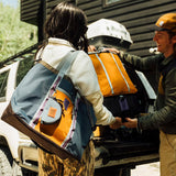 Mountain Utility Tote : Mustard/Forest