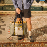 Mountain Utility Tote : Mustard/Forest