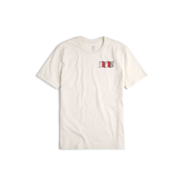 Stacked Map Tee : Natural