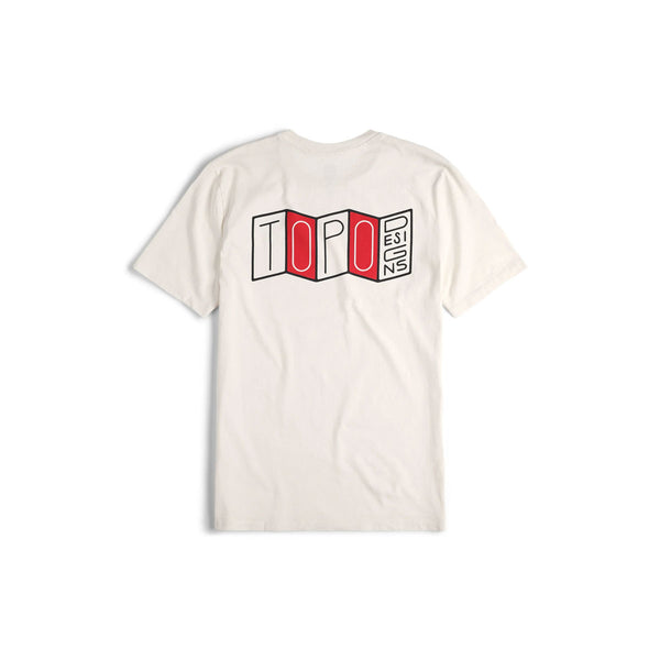 Stacked Map Tee : Natural